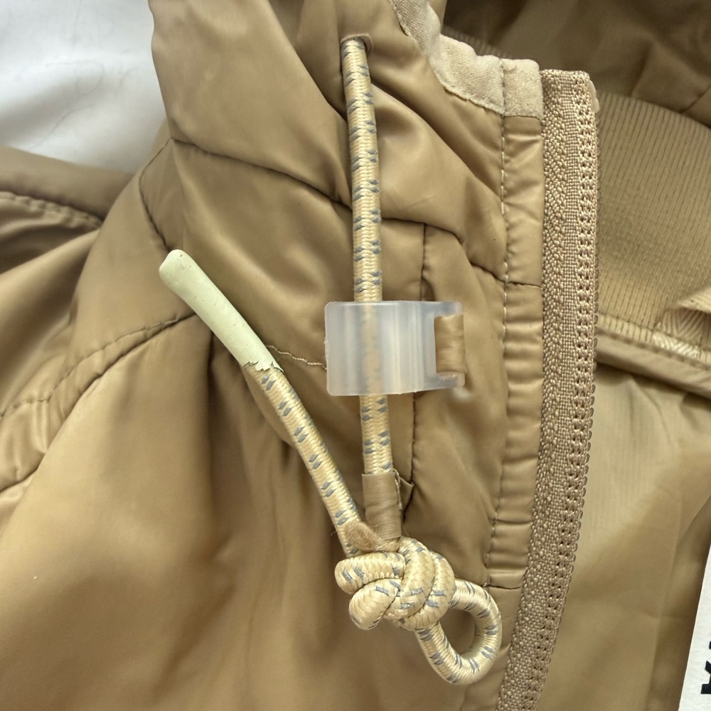 MAAP x The Arrivals Alt Road Jacket - Sand Gold, Hooded Packable Quilted, Side - Picture 4 of 15